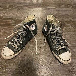 Black converse high top